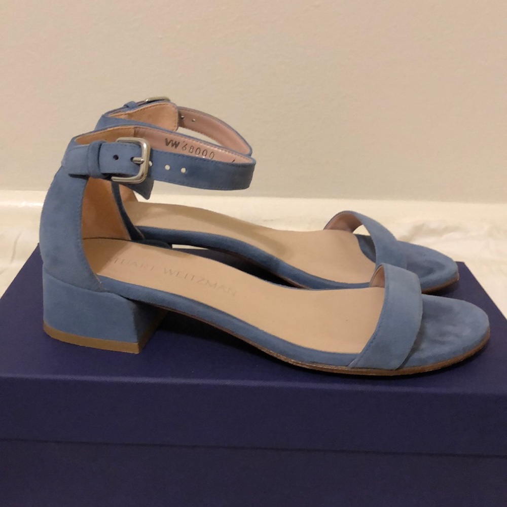 Stuart Weitzman Nudistjune Jeans Blue